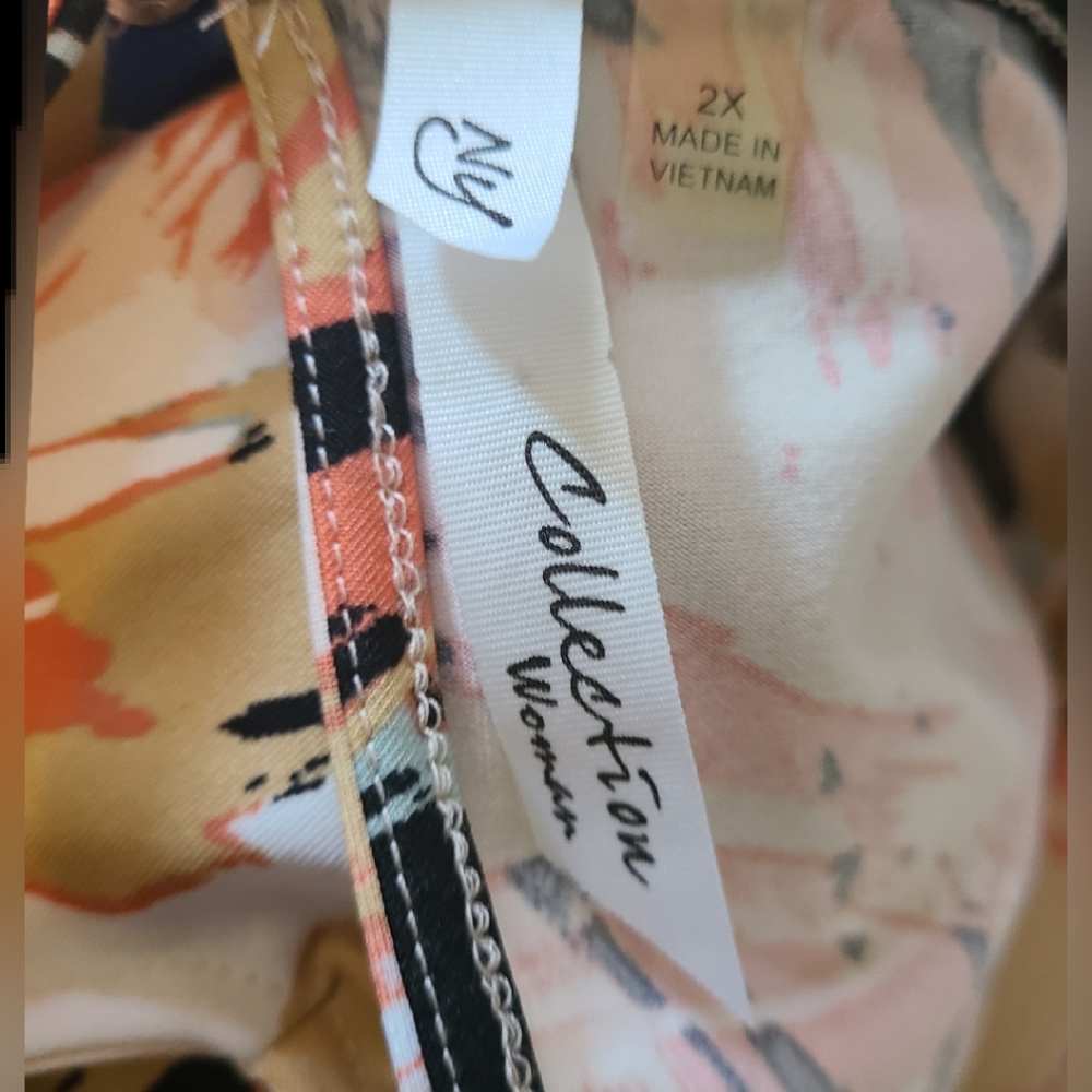 NOTATIONS NY COLLECTION WOMAN TIE FRONT JUMPSUIT - Picture 7 of 7